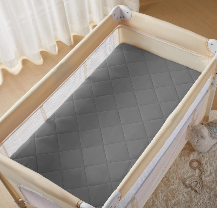 TILLYOU Pack and Play Quilted Mattress Pad Rental