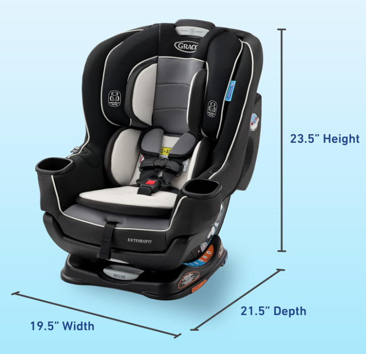 Graco Extend2Fit Convertible Car Seat Rental